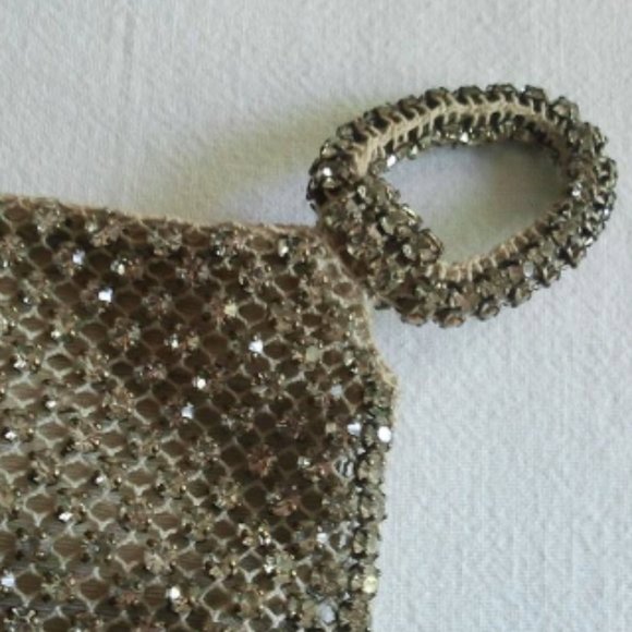 1930's Art Deco Rhinestone Czechoslovakia Purse - Picture 3 of 6